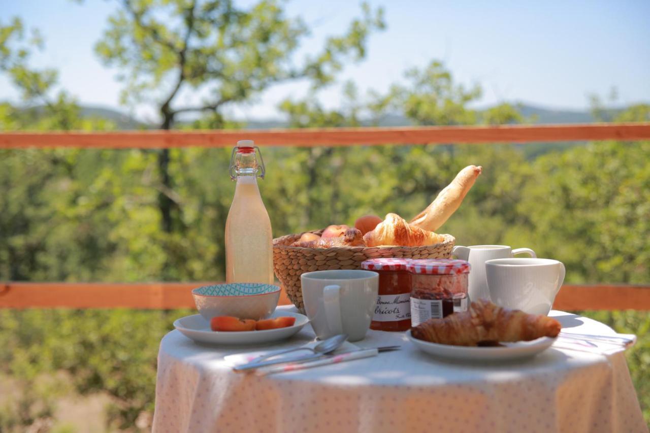 Les Yourtes De Provence Bed and Breakfast Saint-Paulet-de-Caisson Esterno foto